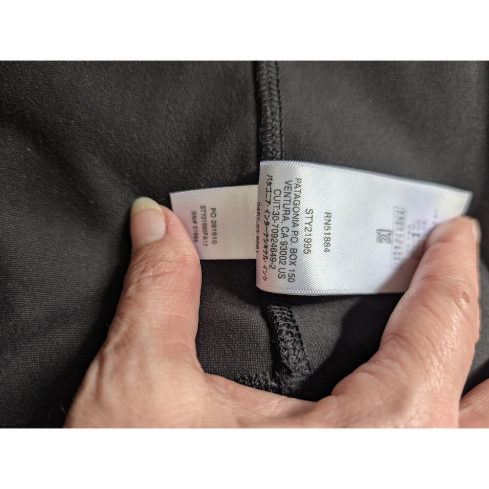 Patagonia Women’s Pack Out Hike Tights Black Size Large - Picture 11 of 11